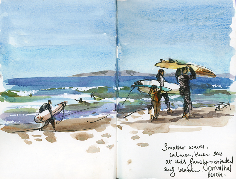800x606 Sketch Tour Portugal Surf Edition Vi Sketch Away Travels With - Tour Sketch
