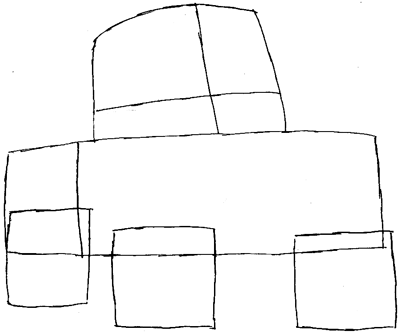 400x333 How To Draw Tow Mater From Disney Cars Movie - Tow Mater Sketch