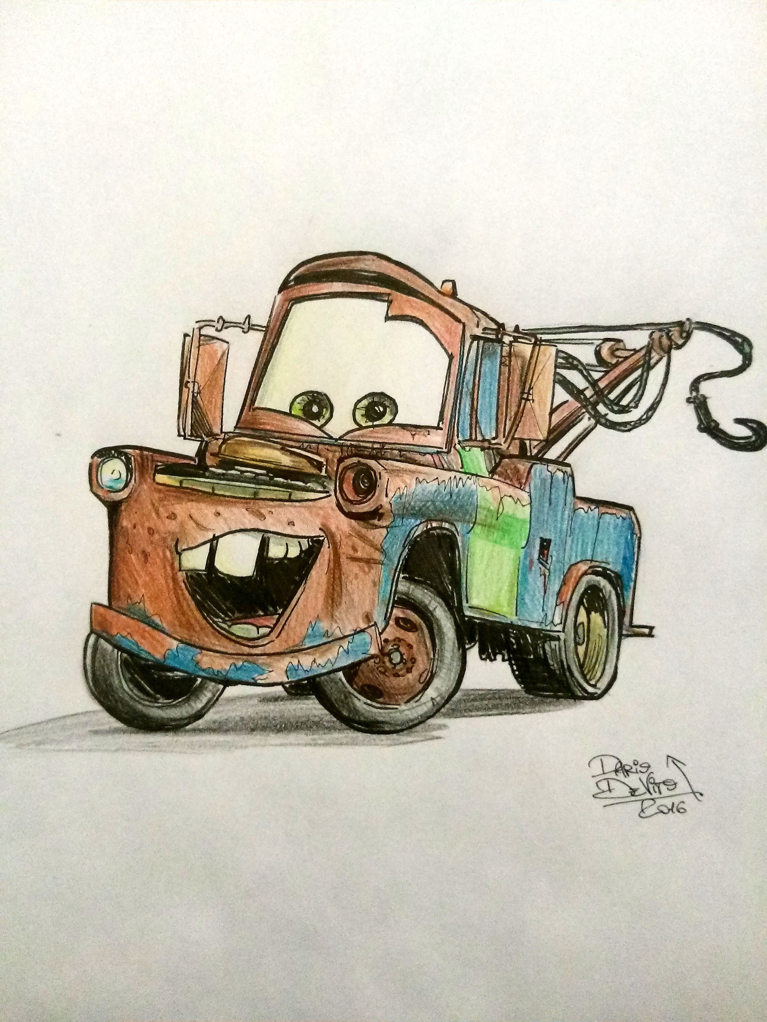 2448x3264 Sir Tow Mater - Tow Mater Sketch