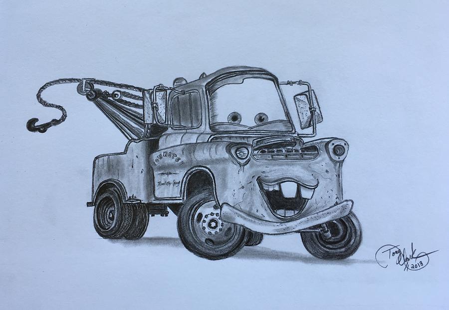 Tow Mater Sketch at Explore collection of Tow