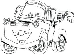 260x190 Tow Mater Clipart - Tow Mater Sketch