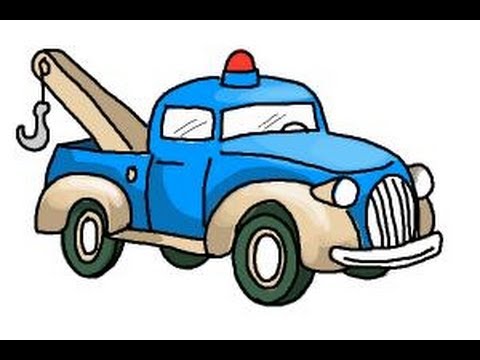 480x360 How To Draw A Tow Truck - Tow Truck Sketch