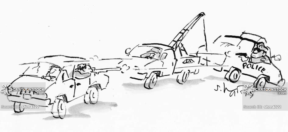 945x433 Tow Truck Cartoons And Comics - Tow Truck Sketch