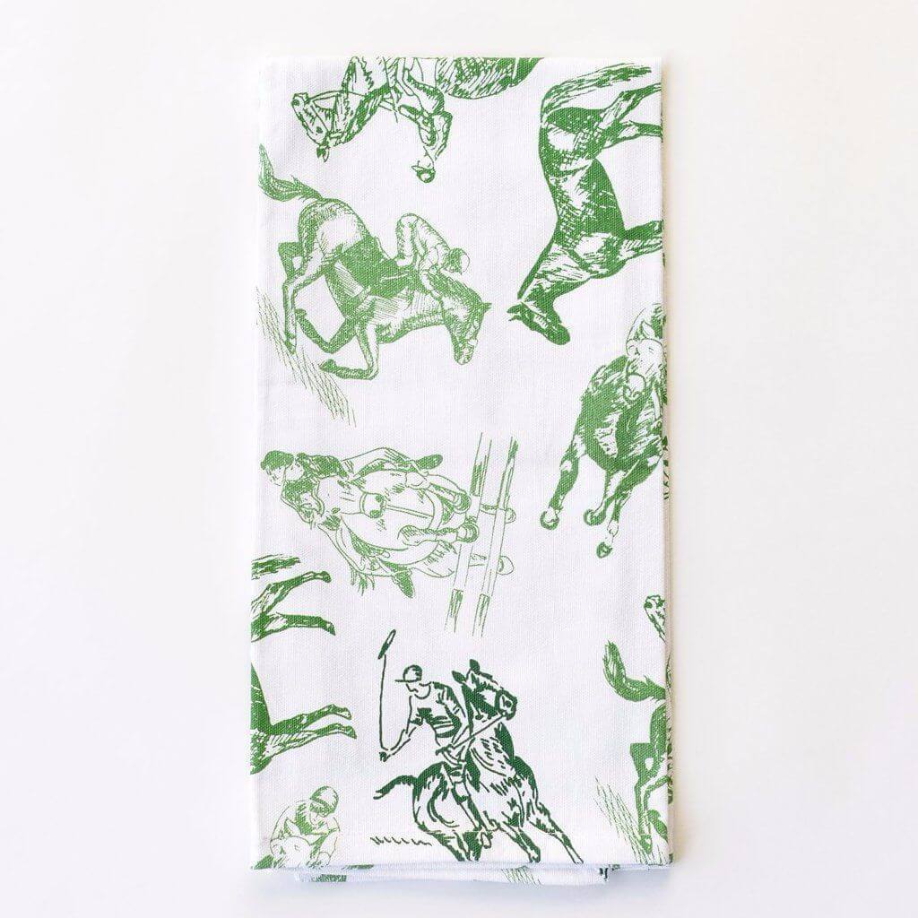 1024x1024 Pomegranate Tea Towel Equestrian Sketch Glaze Amp Gordon - Towel Sketch