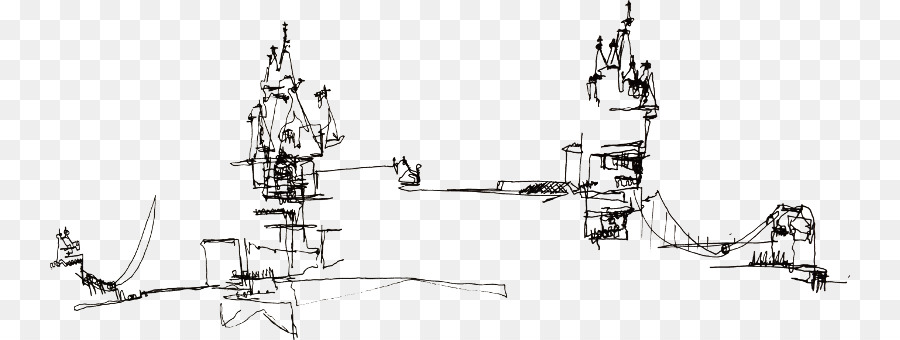 900x340 Tower Bridge City Of London Sketch - Tower Bridge Sketch