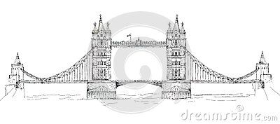 400x177 Tower Bridge, London - Tower Bridge Sketch