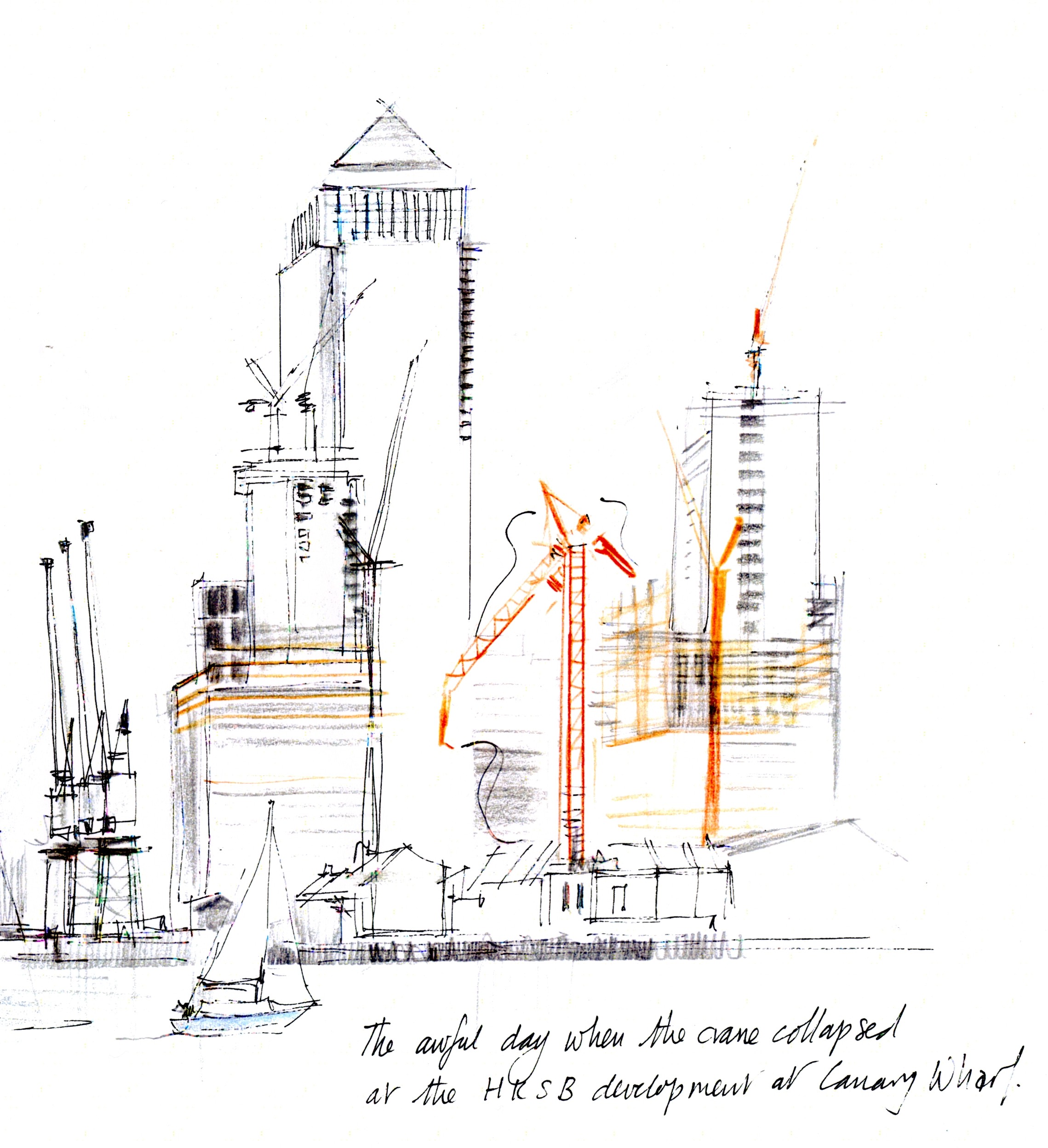 2279x2496 The Rise And Fall Of Tower Cranes Riverwatch Returns - Tower Crane Sketch