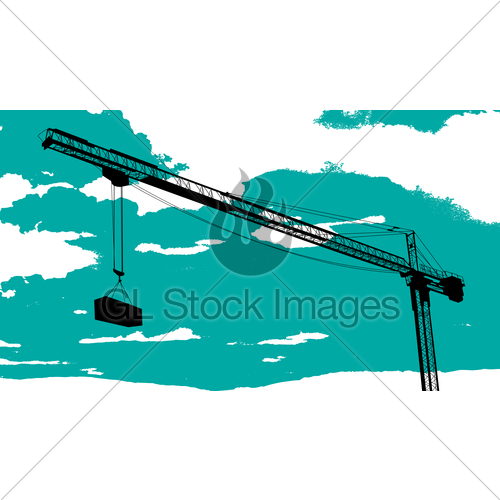 500x500 Tower Crane Sketch Gl Stock Images - Tower Crane Sketch