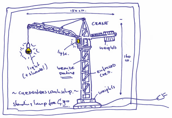 550x377 Studio Job - Tower Crane Sketch