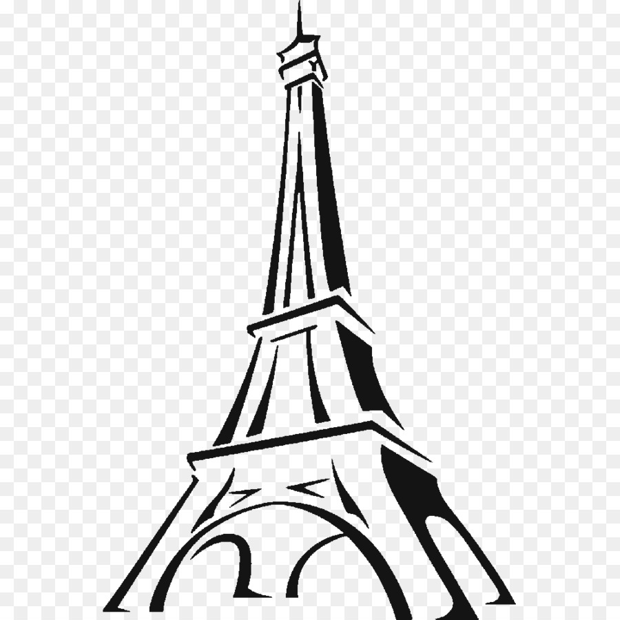 900x900 Eiffel Tower Drawing Sketch Image - Tower Sketch
