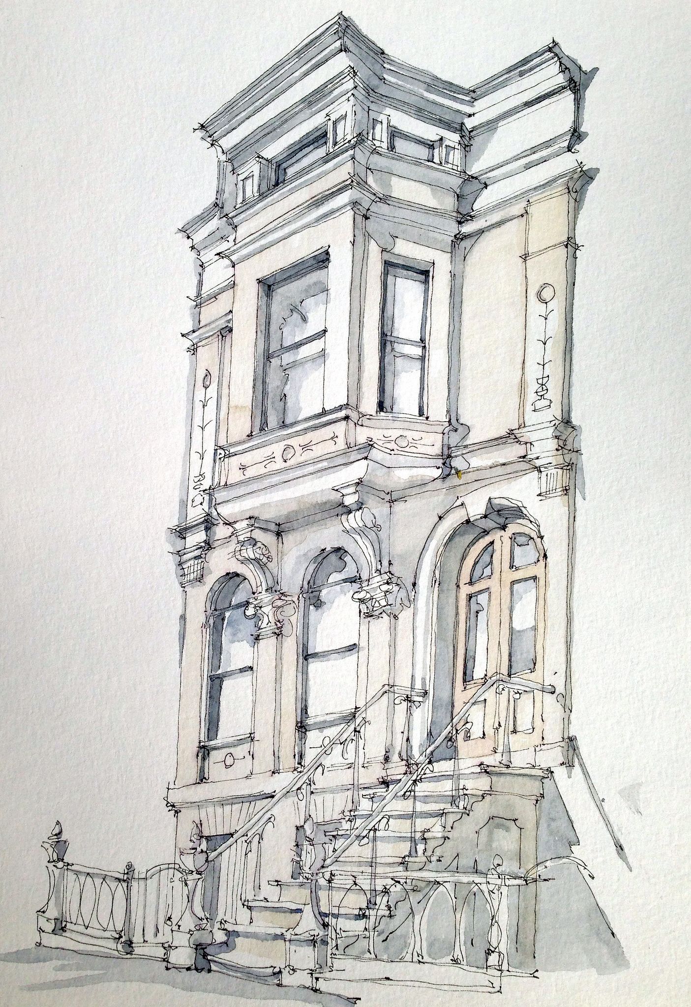 Townhouse Sketch