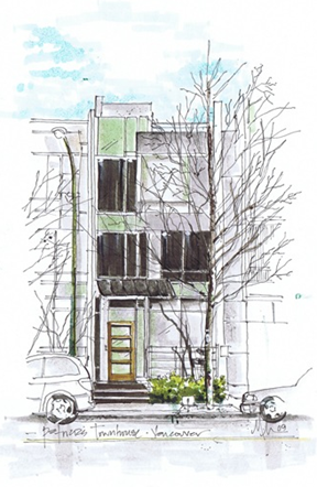288x442 Pinturapics Townhouse Sketch - Townhouse Sketch
