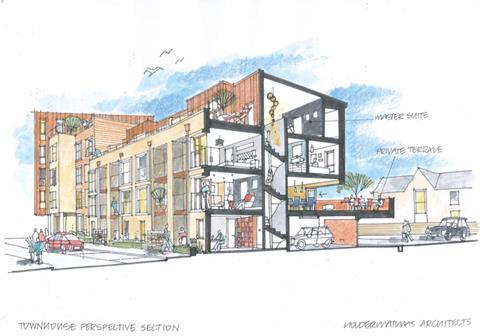 480x336 Sketch Of The Week Bath Townhouse Features Building - Townhouse Sketch