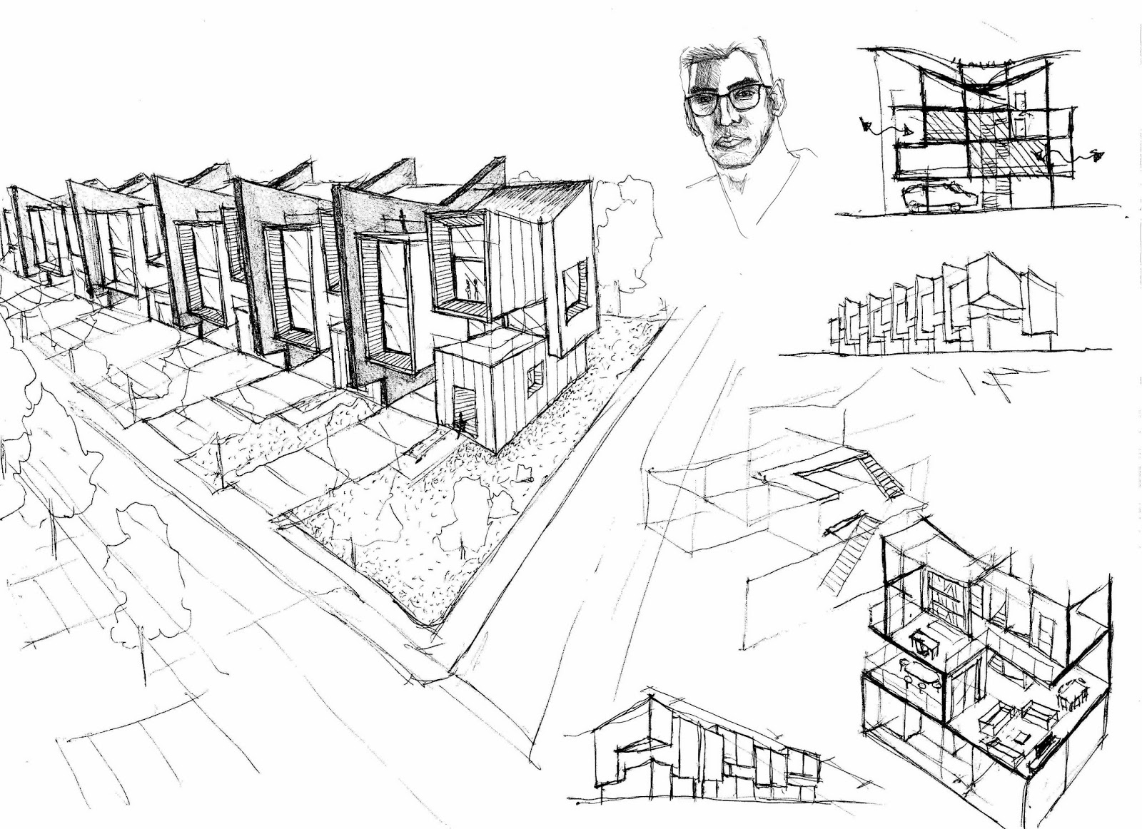 1600x1162 Thinking Architecture Through The Sketch Townhouse - Townhouse Sketch