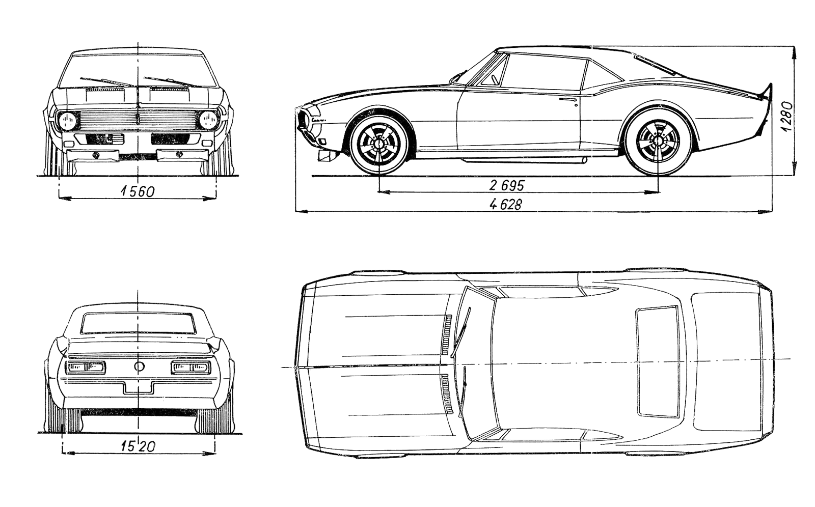 1600x996 1968 Camaro Toy Car Designs - Toy Car Sketch