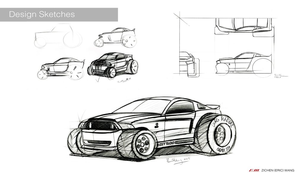 1000x582 Toy Car Project Eric0w Art Amp Design - Toy Car Sketch