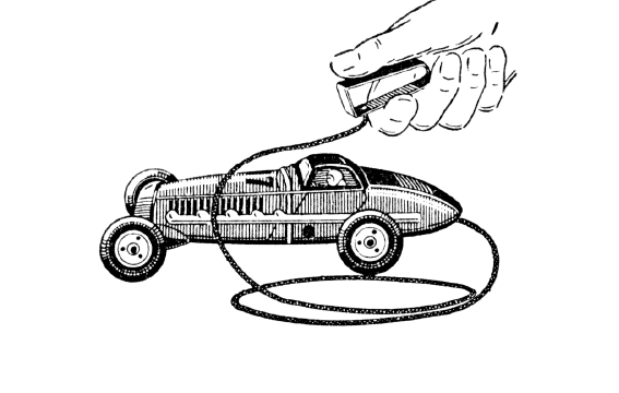 567x360 Toy Car With Steering Cable - Toy Car Sketch