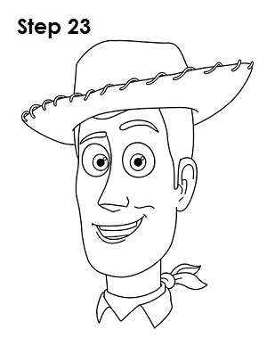 300x388 How To Draw Woody - Toy Story 3 Sketch