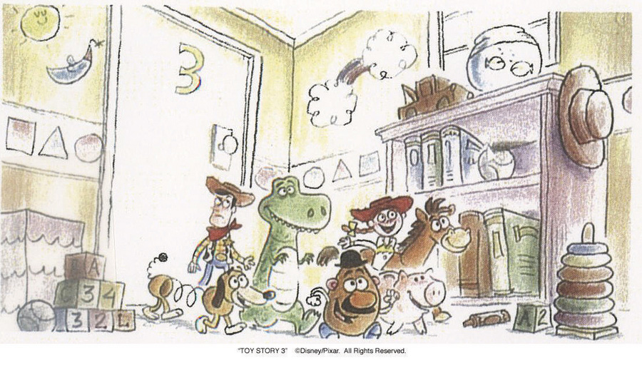 900x530 Living Lines Library Toy Story 3 (2010) - Toy Story 3 Sketch