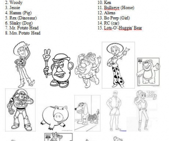 334x278 Movie Worksheet Toy Story 3 - Toy Story 3 Sketch