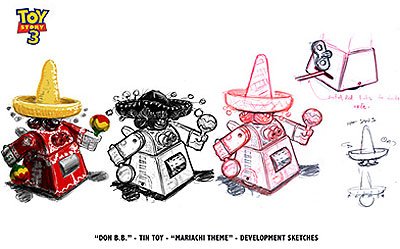 400x249 Abandoned Toy Story 3 Concept Art Shows The Sequel That Never Was - Toy Story 3 Sketch