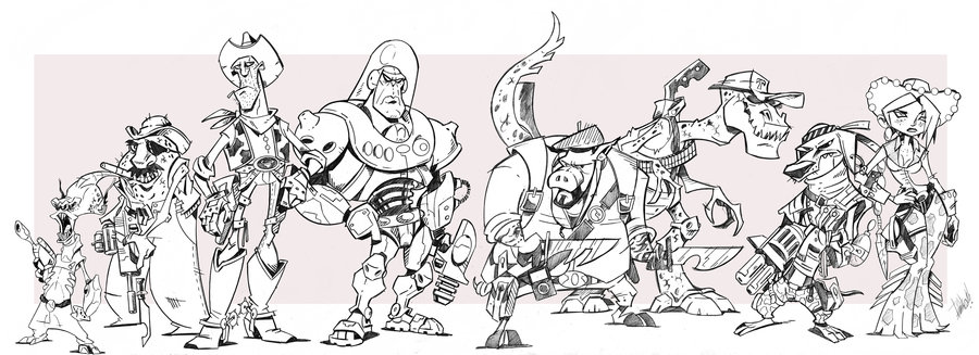 900x327 Toy Story By Tinbetto - Toy Story 3 Sketch