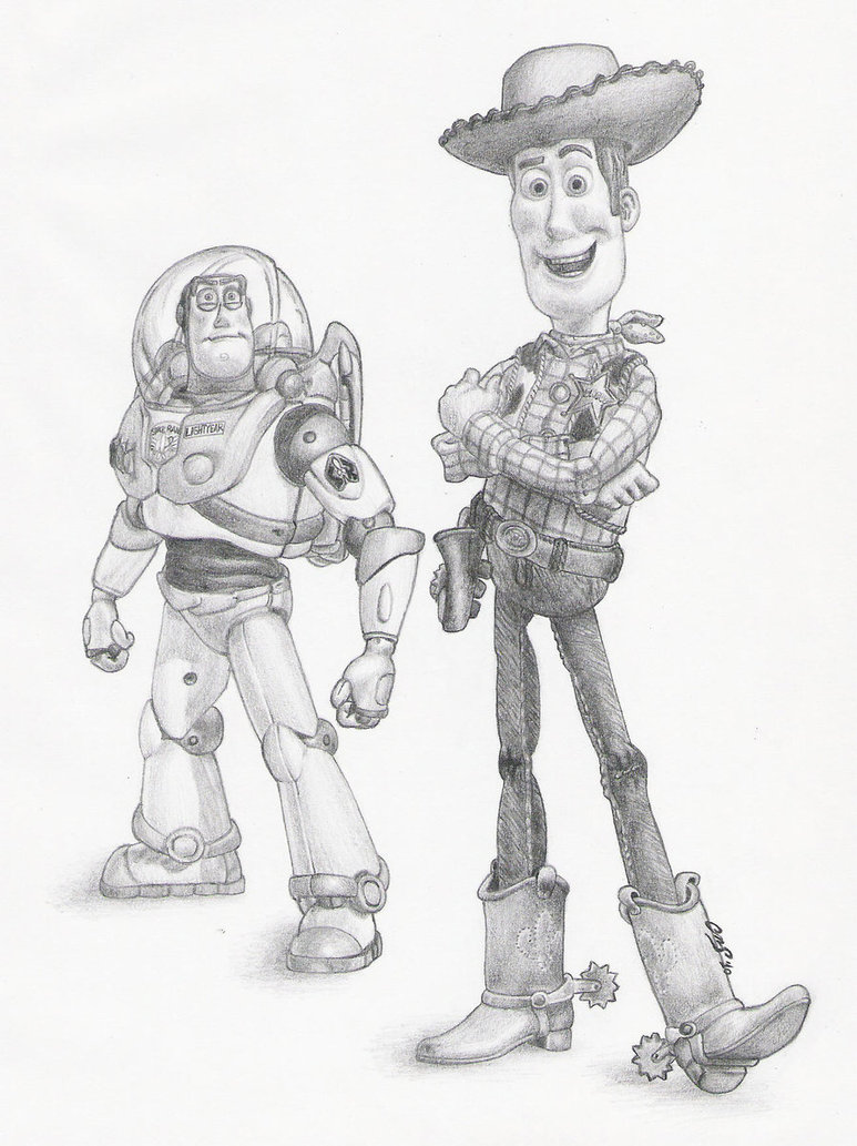 773x1033 Toy Story By O O P - Toy Story Sketch