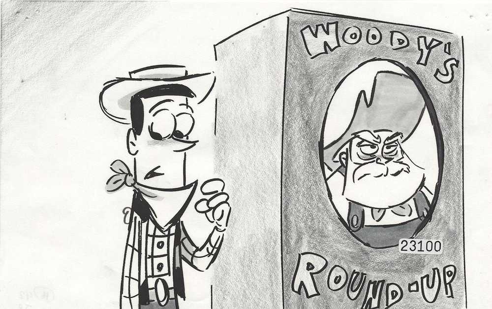 1000x627 Pixar Animation Studios - Toy Story Woody Sketch