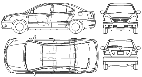 Toyota Camry Sketch at PaintingValley.com | Explore collection of ...