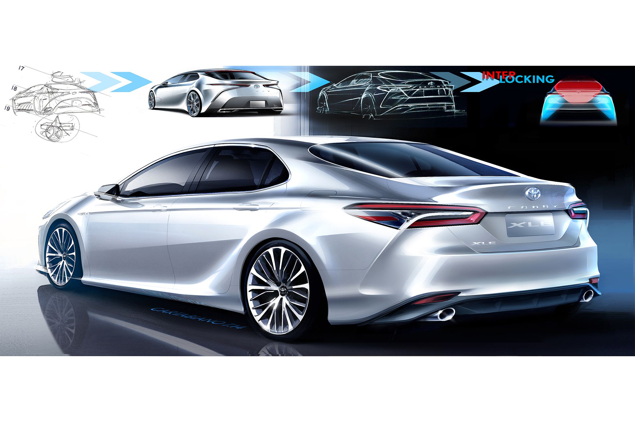 2048x1360 Pin By Kunter Aytekin On Sketch Illustration Cars - Toyota Camry Sketch