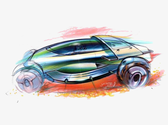 650x485 Top Sketch Design For Toyota, Painting Style, Toyota, Automobile - Toyota Sketch