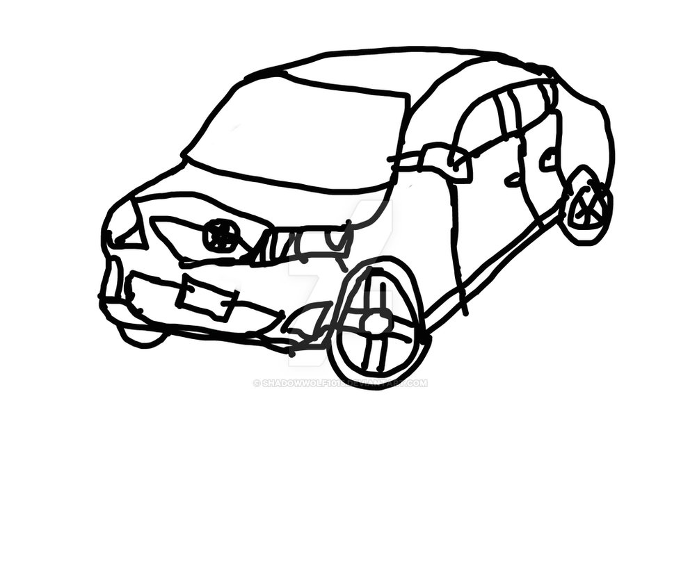 979x816 Toyota Drawing Sketch Drawing Skill - Toyota Sketch