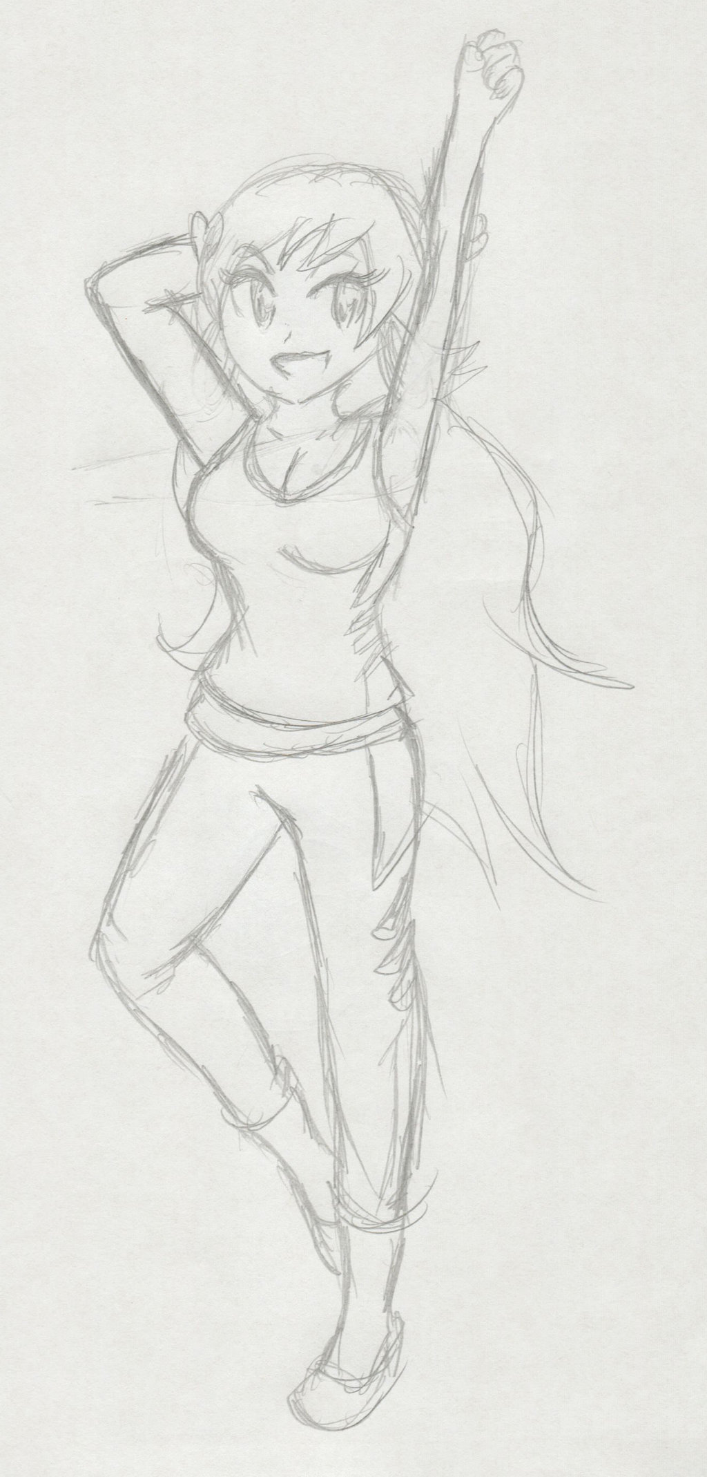 1024x2137 Valerie Track And Field ~art Trade~ Sketch By Xero J - Track And Field Sketch