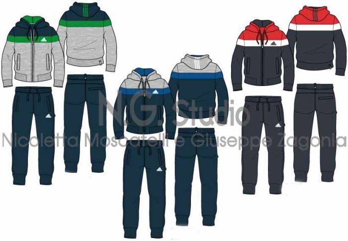 700x485 Adidas Tracksuits Man Sportswear Amp Fitness By Giuseppe Zagonia - Tracksuit Sketch