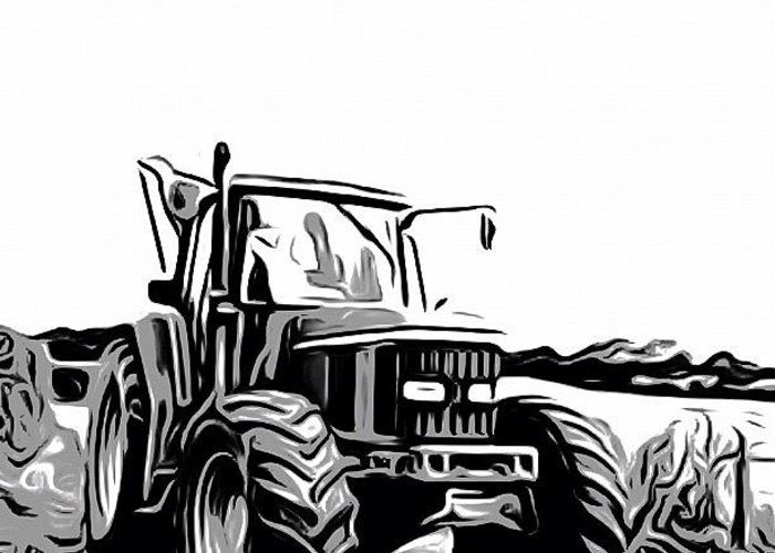 700x500 Tractor Sketch - Tractor Sketch