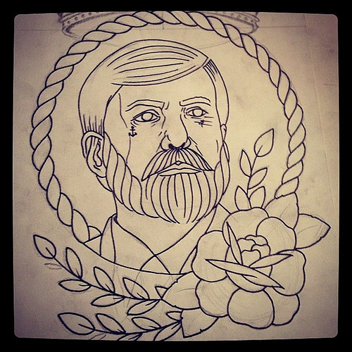 500x500 Art - Traditional Tattoo Sketch