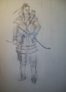 214x300 Trail Of Tears Art Center Information - Trail Of Tears Sketch