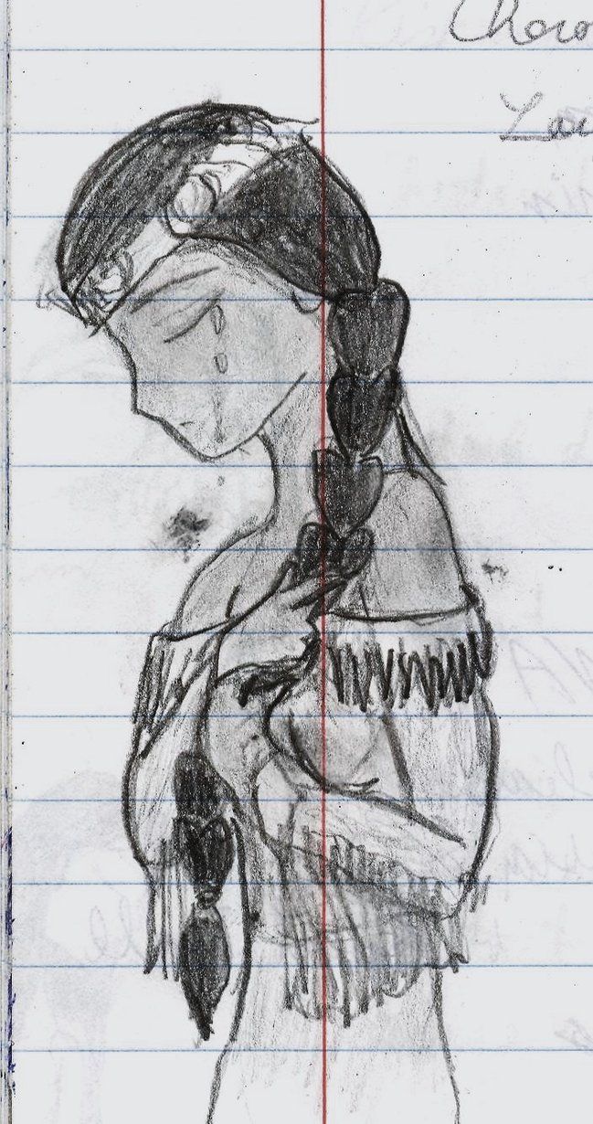 649x1230 The Trail Of Tears Drawing - Trail Of Tears Sketch