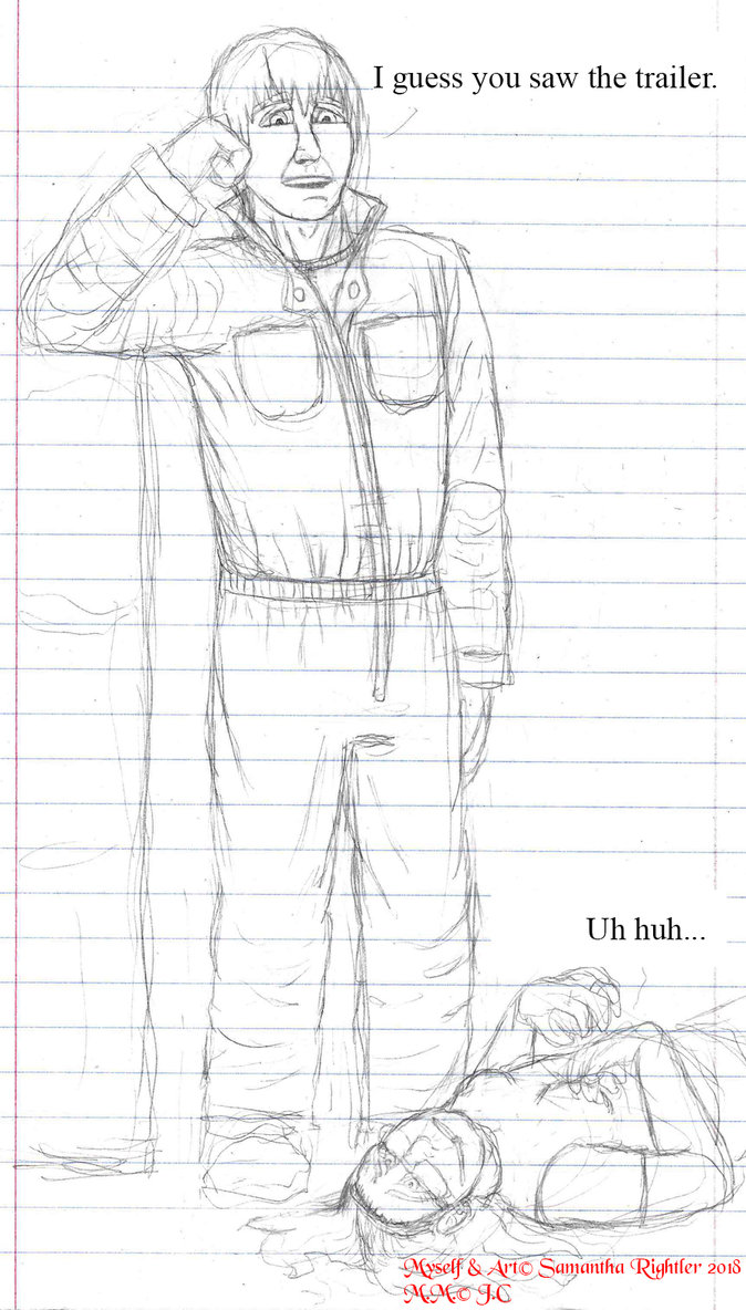 674x1184 Halloween Trailer Sketch By True Sathania - Trailer Sketch