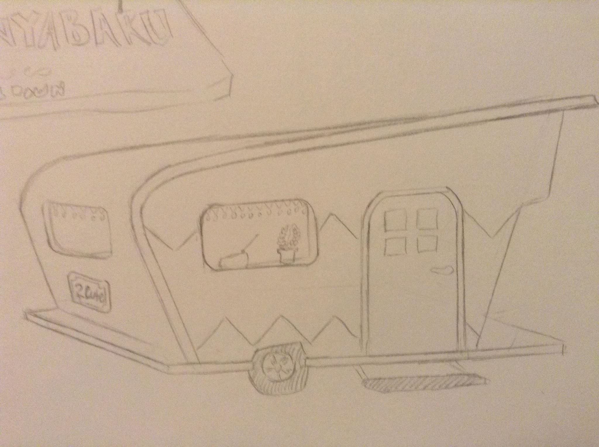 2048x1529 Airstream Trailer Sketch - Trailer Sketch