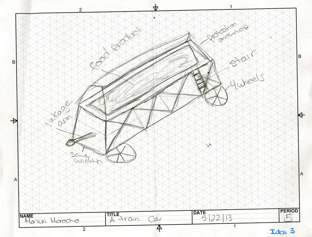 1056x800 Final Project - Train Car Sketch