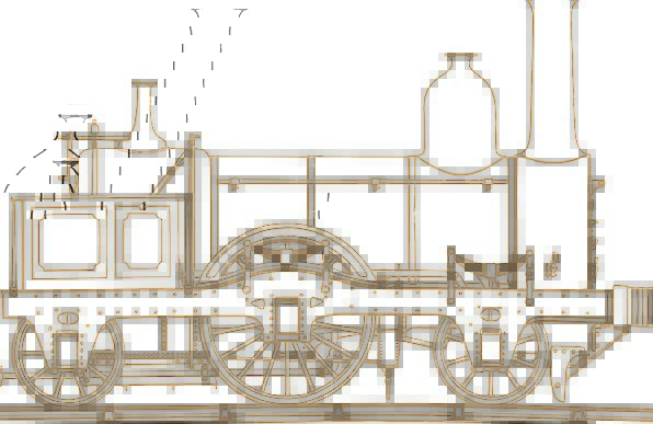 596x387 Locomotive, Train, Traffic, Transportation, Steam, Vapor, Drawing - Train Engine Sketch