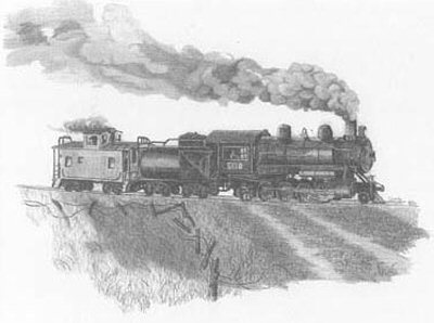 400x298 Train Pencil Sketch - Train Pencil Sketch