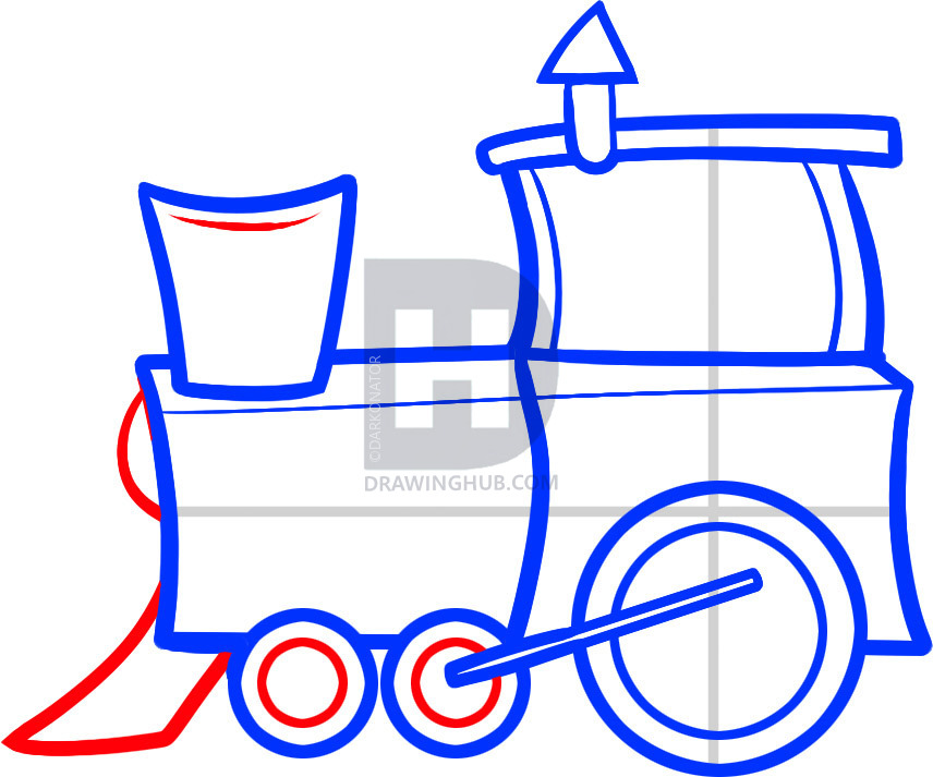 856x713 How To Draw A Train For Kids, Step By Step, Drawing Guide, By - Train Sketch For Kids