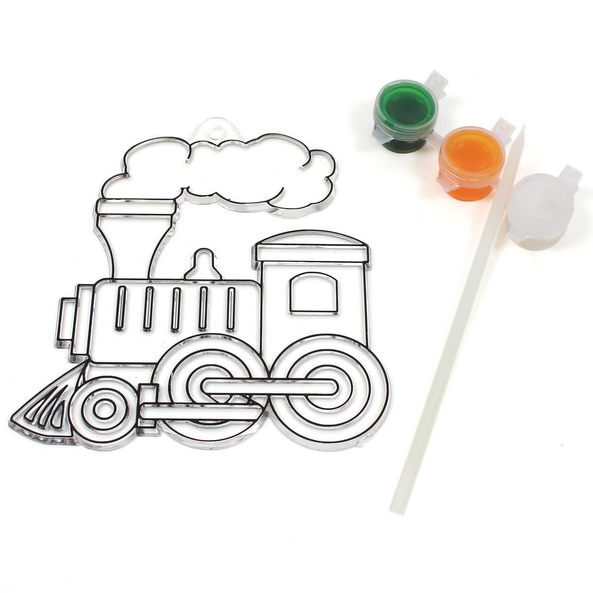 1200x1200 Suncatcher Train Kit Hobbycraft - Train Sketch For Kids