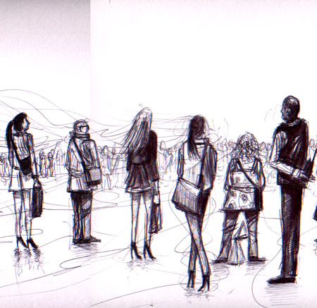 450x437 Train Station Bobbywashere Art Blog - Train Station Sketch