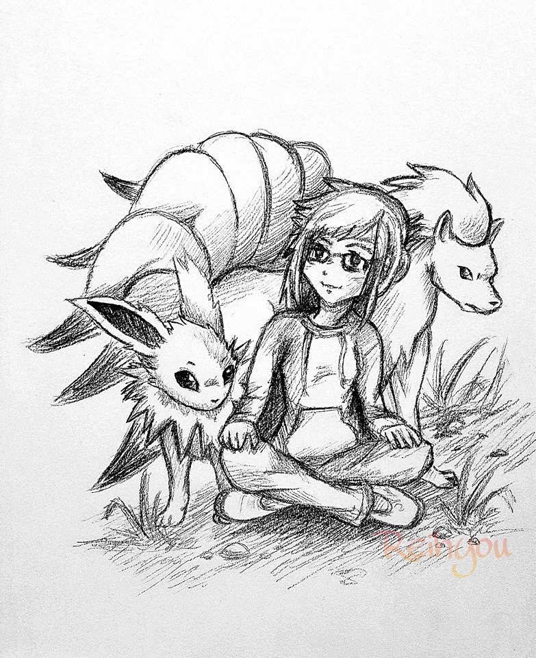 783x960 Pokemon Trainer Sketch By Reihyoux - Trainer Sketch