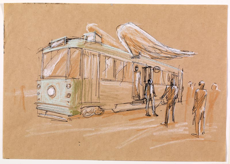800x573 Flying Tram Concept Sketch - Tram Sketch