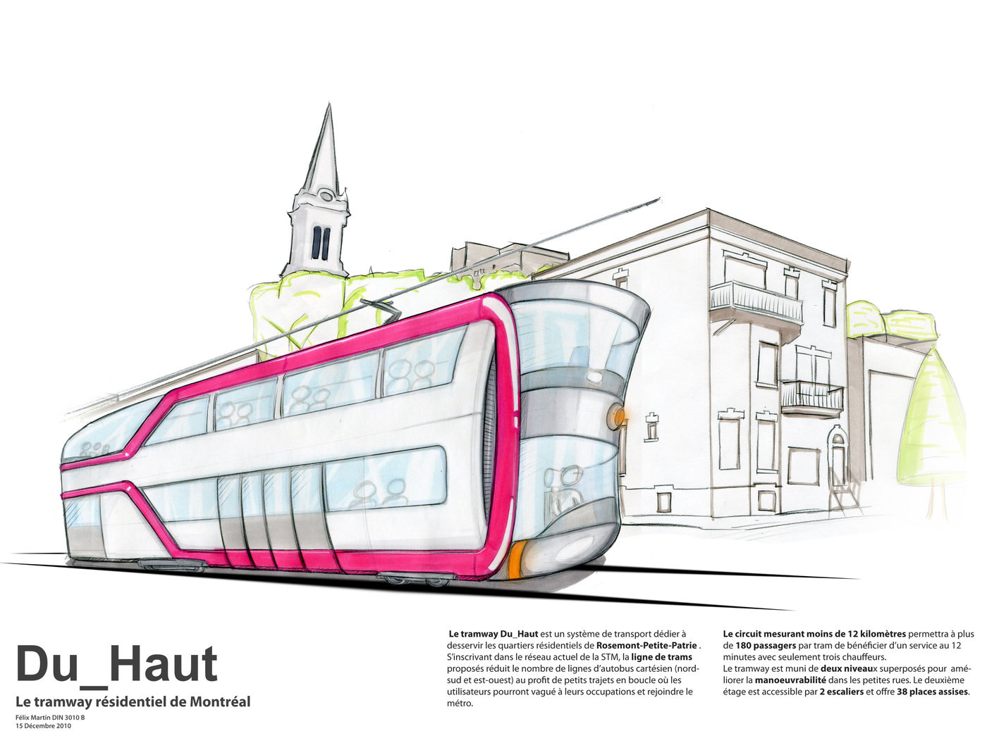 1400x1038 2010 University Projets By Felix Martin - Tram Sketch
