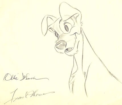 429x369 Tramp Sketch Lady And The Tramp Drawing Ideas - Tramp Sketch